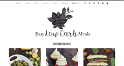 Desktop Screenshot of easylowcarbmeals.com